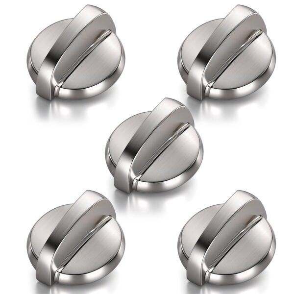 5 Pack WB03T10284 Oven Knobs Replacements for GE, 191D5100 Stove Knons Compatible with GE Range Stove Oven Replaces 1373043 AP4346312 AH2321076 EAP2321076 PS2321076