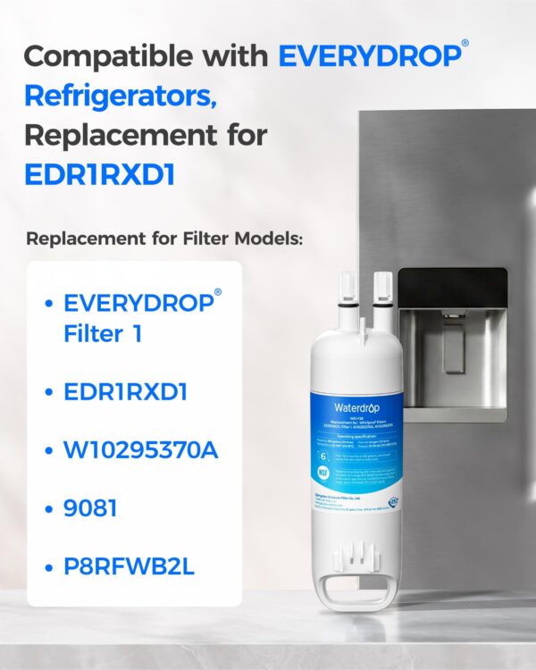Waterdrop EDR1RXD1 Water Filter Replacement for Everydrop® Filter 1, 3 Pack - Image 4
