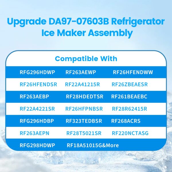 DA97-07603B Ice Maker Assembly, Compatible with Samsung Refrigerator - Image 3