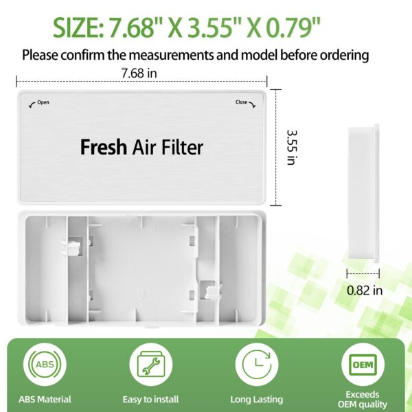 ADQ75493301 Refrigerator Air Filter Cover Replacement - Image 3
