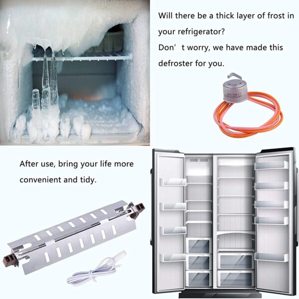 Wr51x10055 Refrigerator Defrost Kit Compatible with Ge Replaces Wr51x10030 - Image 6