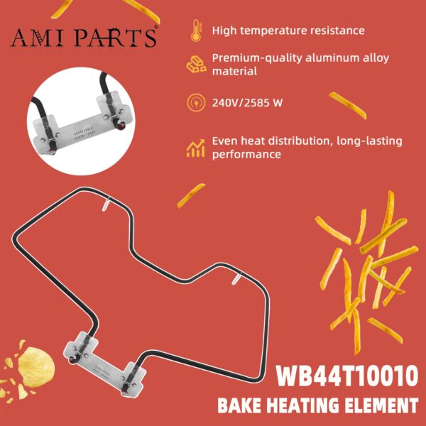 Upgrade WB44T10010 Range Oven Stove Bake Heating Element Fit for G-E - Image 4