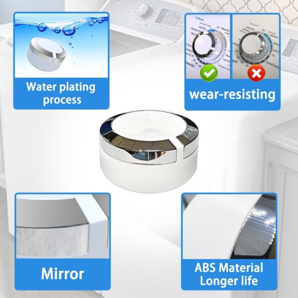 HPUY WE01X24552 Dryer Timer Control Knob Replacement Compatible with GE General Electric Dryer Knob Replacement Models GTD33EASK0WW GTD42EASJ2WW GTD45EASJ2WS GTD42EASJ0WW GTD42GASJ2WW - Image 7