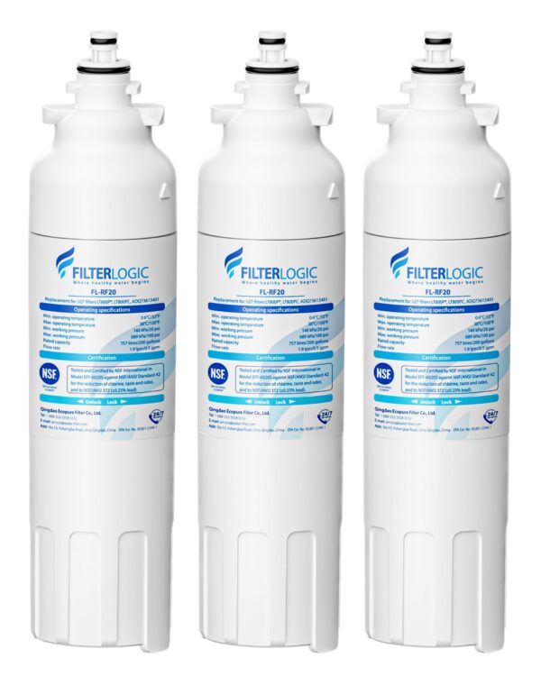 Filterlogic ADQ73613401 Water Filter, Replacement for LG® LT800P® 3 Pack - Image 6