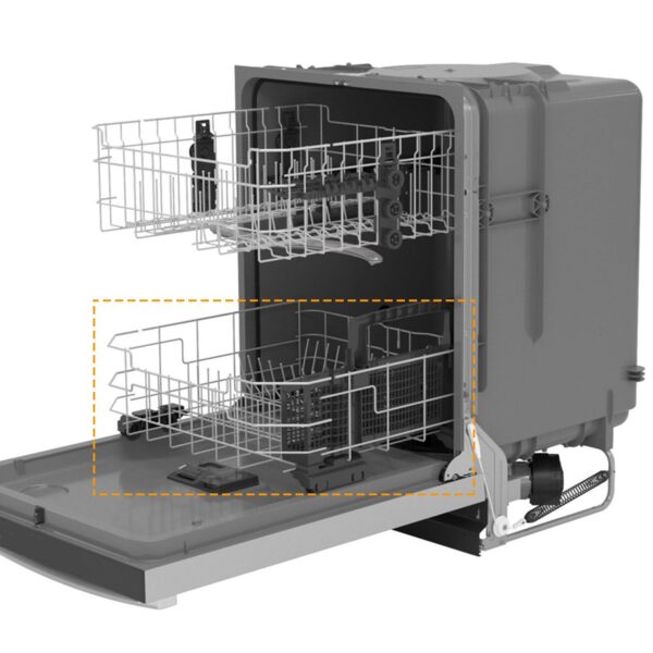 Upgraded WD28X34744 WD28X26099 Dishwasher Lower Rack Replacement Parts for GE Dishwasher Parts GDF510PSR3SS GDF510PSM0SS GDF535PSR0SS Lower Dishrack Assembly GE Dishwasher Bottom Rack 1 Pack - Image 5