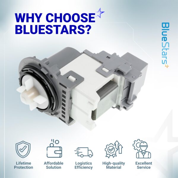 [UPGRADED] DC31-00054D PX3516-01 DC31-00187A Washer Drain Pump For Samsung - Image 8