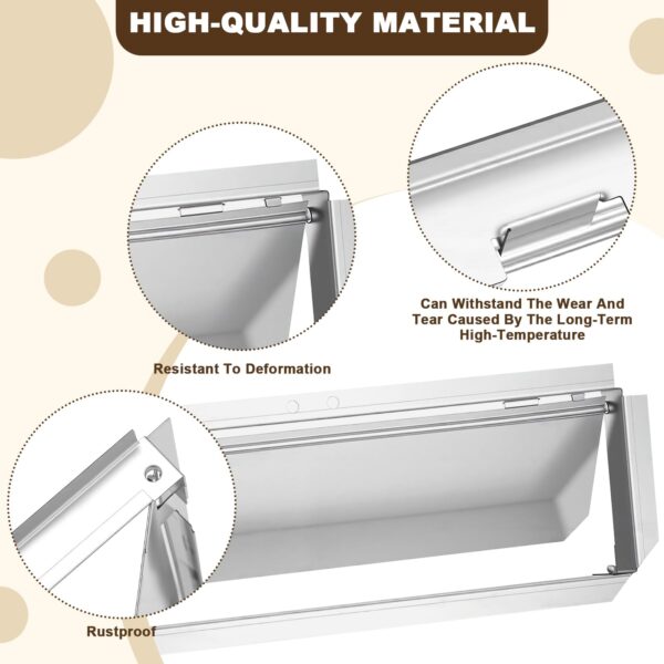 Otoolling Microwave Exhaust Vent Kit Microwaves Vent Damper Compatible with Samsung, Ge, Hotpoint Microwave - Image 3