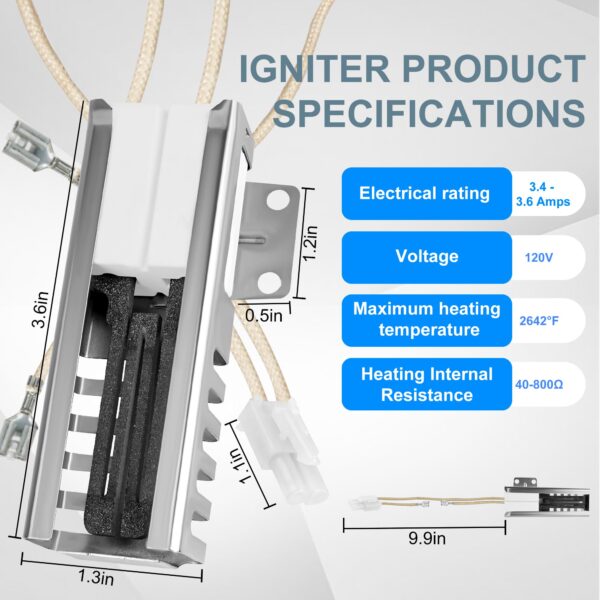 5304509706 316489402 Oven Igniter Replacement for Kenmore 790 - Image 4