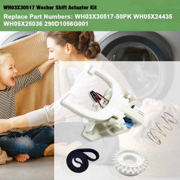 Ninayu Upgraded WH03X30517 Washer Mode Shifter Actuator & WH05X24185 - Image 3