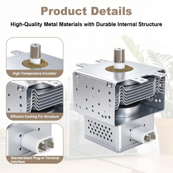 2M261-M32 Magnetron Compatible with Panasonic Whirlpool LG Microwave Oven - Image 3