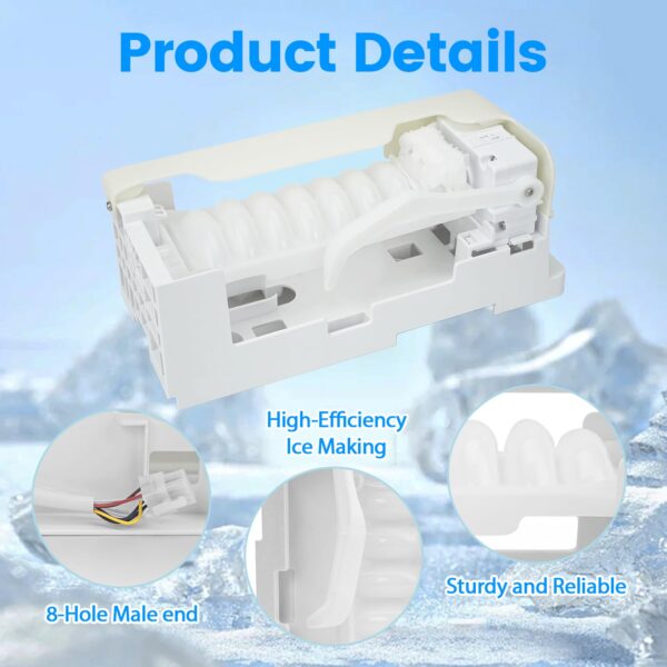 DA97-07603B Ice Maker Assembly, Compatible with Samsung Refrigerator - Image 7