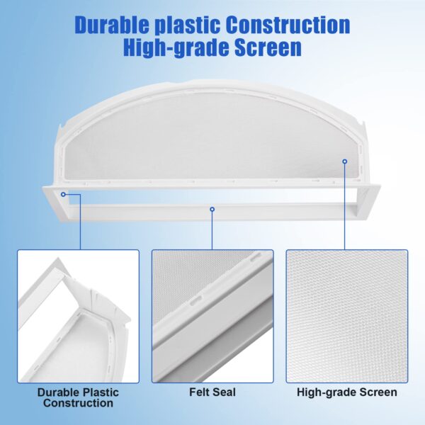 WE18X25100 Dryer Lint Screen Filter Replacement Part for GE/Hotpoint Dryer - Image 2