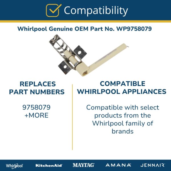 Whirlpool WP9758079 Original Genuine OEM Gas Range Igniter