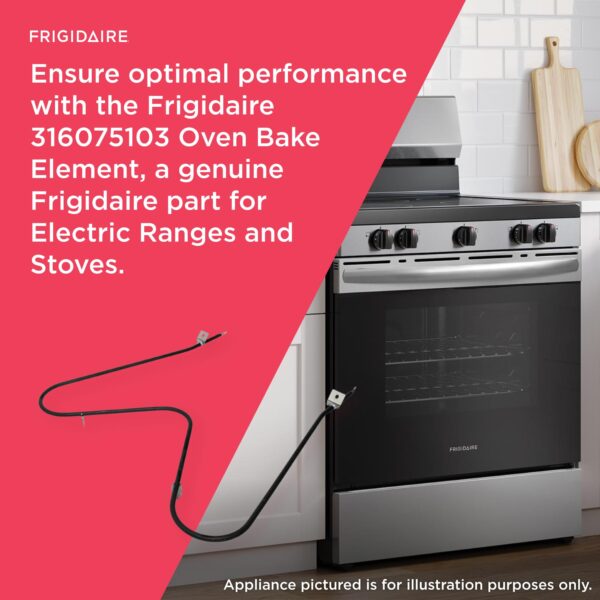 Frigidaire 316075103 Oven Bake Element for Electric Ranges and Stoves - Image 2