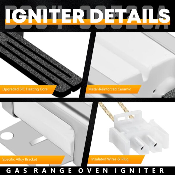 DG94-00520A Oven Igniter for Samsung NX58H5600SS NX60A6511SS NX58H9500WS - Image 7