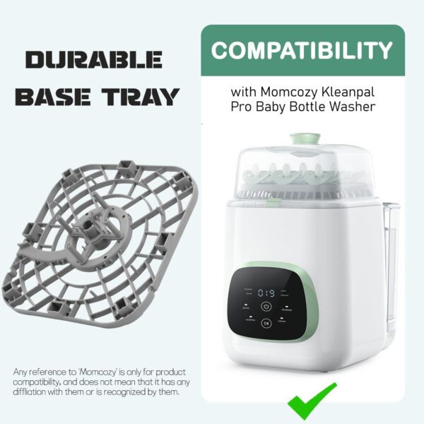 Oxyooh Replacement Bottom Tray for Momcozy Bottle Washer, KleanPal Pro Base - Image 2