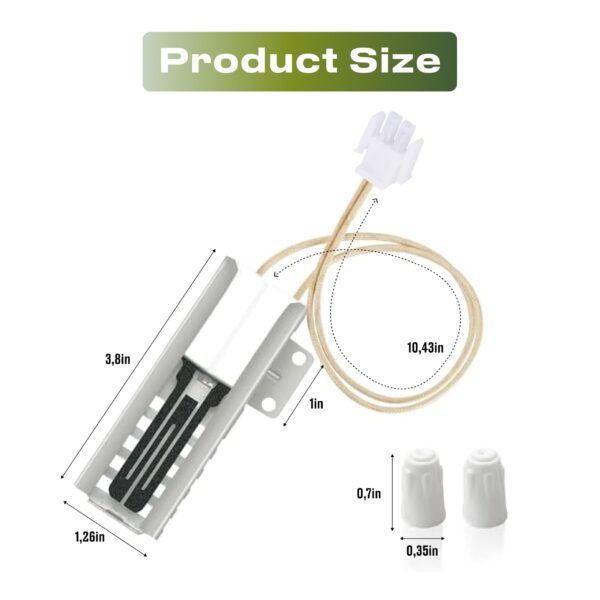 DG94-00520A Range Oven Igniter Replacement for Samsung NX58J5600SG/AA NX58H5600SS NX58H5650WS NX58F5500SS NX58H9500WS Range ModelF Fits Model: (FX5, FX7, NX58M, NX58K, NX58J, NX58H, NX58F) (Normal) - Image 3