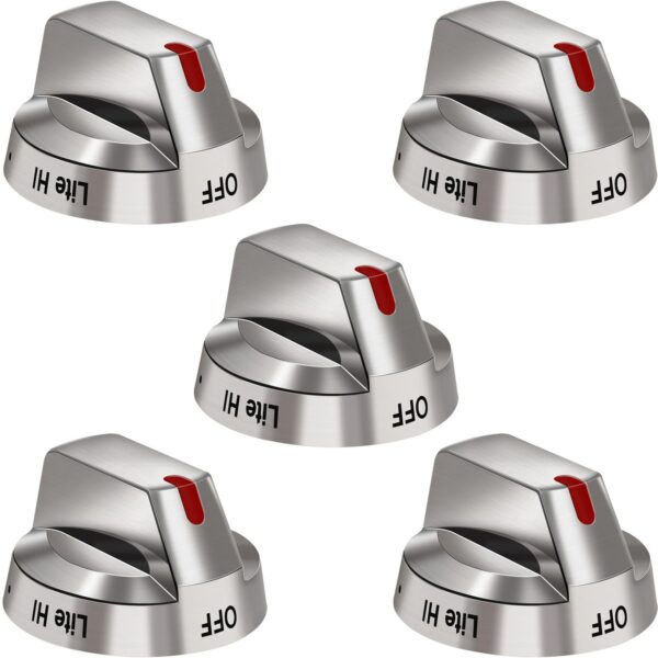 DG64-00473A Gas Stove Control Knob Replacement Compatible with Samsung 5pcs