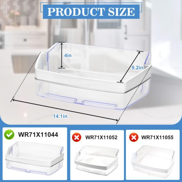 WR71X11044 WR71X11059 Refrigerator Door Bin for GE Refrigerator Door Shelf - Image 3