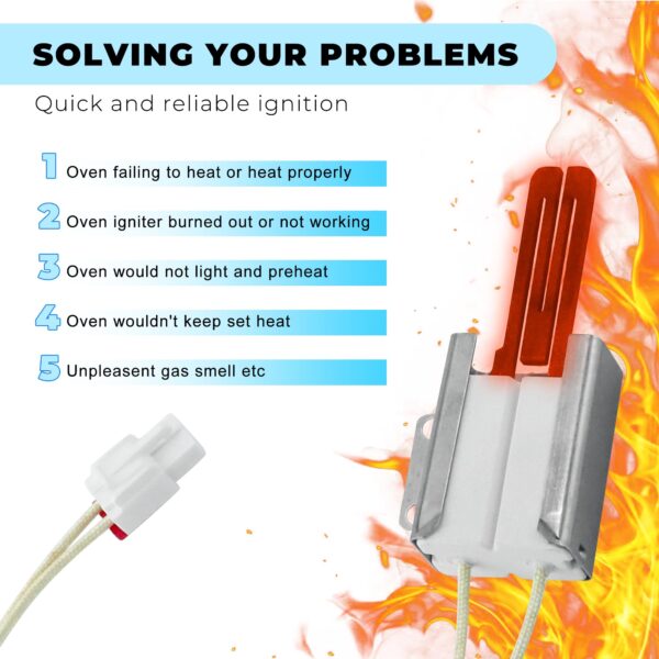 MEE61841401 Oven Igniter Replacement for LG LRG3095ST LRG3061ST LSG4513ST - Image 3