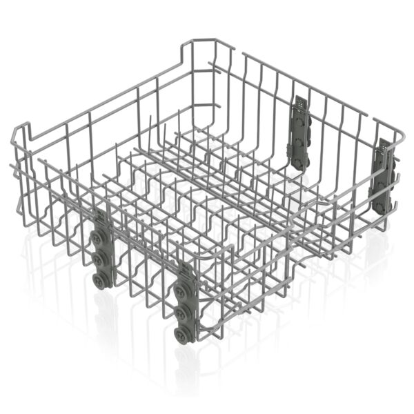 WD28X30219 WD28X35779 Upper Dishrack for Ge Dishwasher Rack Replacement WD28X24397 WD28X26098 Dishwasher Top Rack Replacement with Roller Wheels,GE GDT535PSM0SS GDT550PYR0FS Dishwasher Upper Rack - Image 2