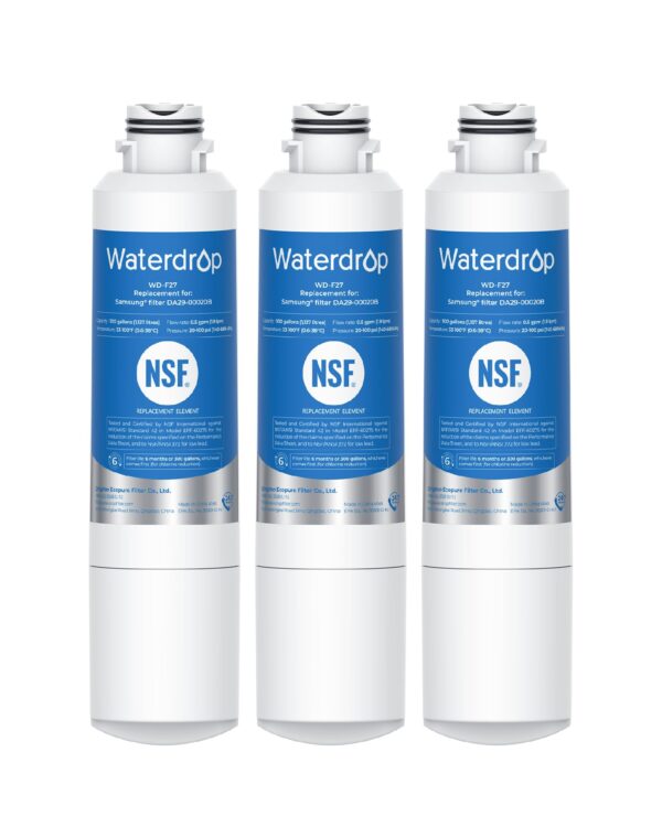 Waterdrop Water Filter, Replacement for Samsung® HAF-CIN/EXP, 3 Pack - Image 2