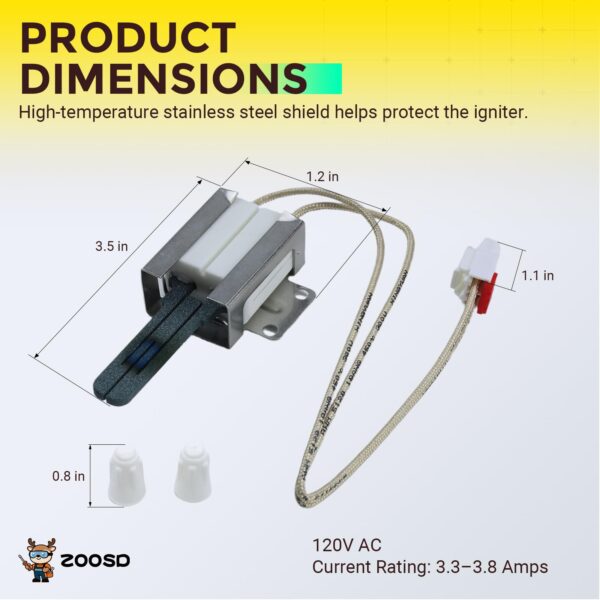 LRGL5823S LRGL5825F LRG4113ST LRGL5821S LRGL5823D Gas Oven Igniter for LG - Image 2