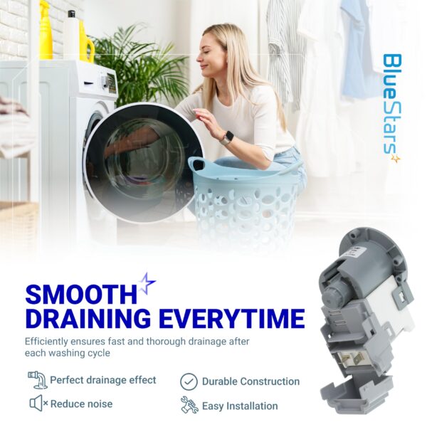[UPGRADED] DC31-00054D PX3516-01 DC31-00187A Washer Drain Pump For Samsung - Image 6