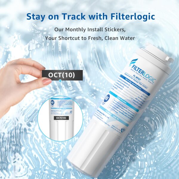 Filterlogic UKF8001 Replacement for EveryDrop Filter 4 Water Filter, 4 Pack - Image 3