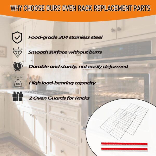 WB48X20249 Oven Rack, 23.75"L x 16.25"W, Compatible with GE Oven Parts - Image 5