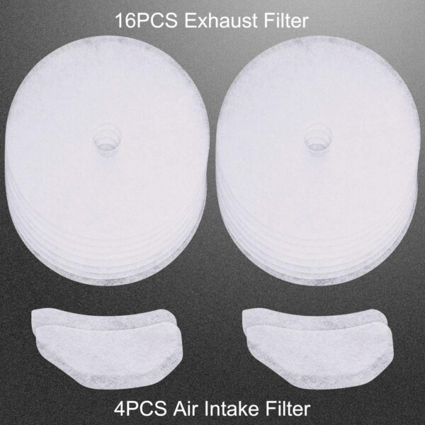 20 PCS Dryer Exhaust Filter for Panda-365 days QA-Lint Filter Cloth Dryer Replacement Include 16 Exhaust Filters & 4 Air Intake Filters fit for Son.ya, A.vant, Magic Chef Dryers-BY AMI PARTS - Image 2
