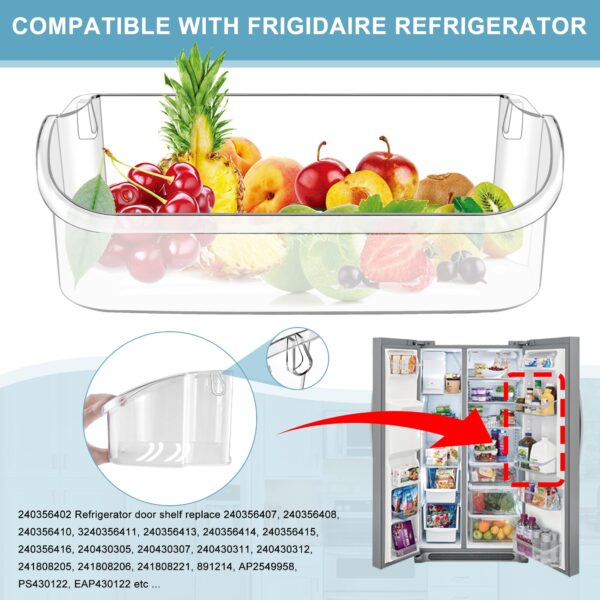 Upgraded 240356402 Refrigerator Door Bin (Length 15.38") by AMI PARTS - Image 7
