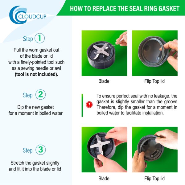 Seal Rings Gaskets Replacement for Nutribullet Blender Parts Accessories - Image 6