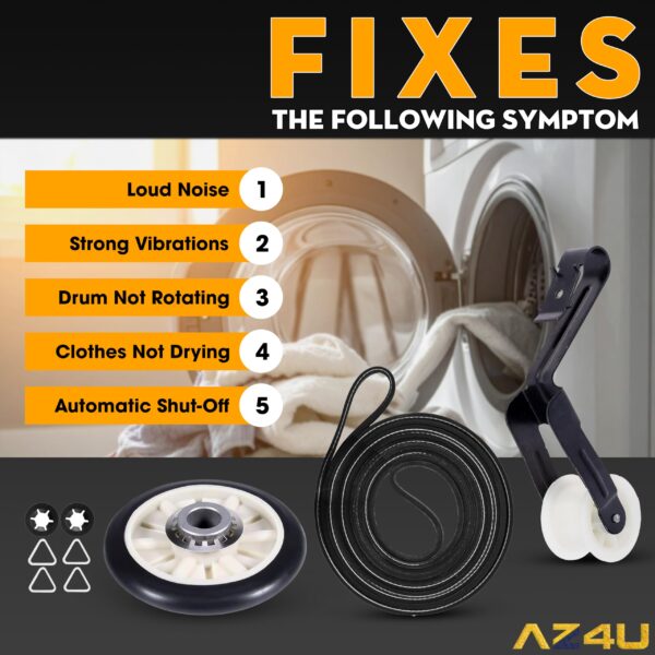 Dryer Repair Kit Replaces For Amana NED4600YQ1 NED4655EW1 4GNED4600YQ1 - Image 6