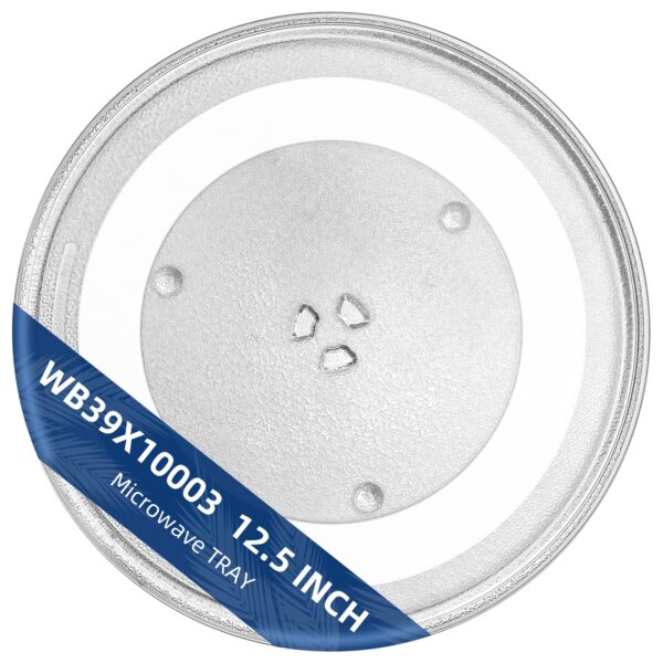 12.5" Microwave Glass Plate Replacement Fit GE Frigidaire Kenmore Hotpoint Samsung-12 1/2" Microwave Glass Turntable Tray Replaces WB39X10003 WB39X10002 WB49X10002 WB49X10069 - Image 7