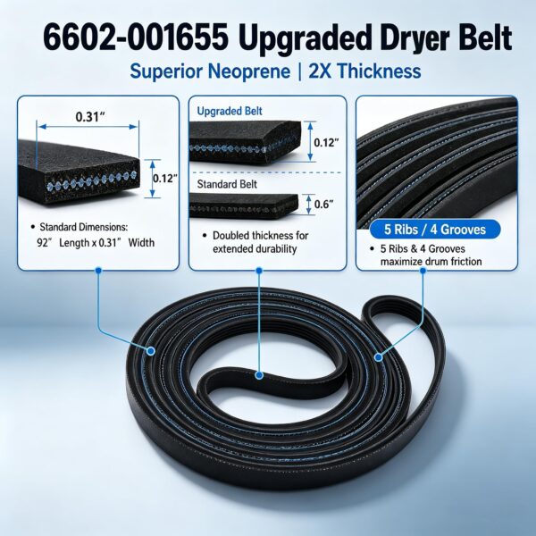Upgraded Sam-Sung Dryer Repair Kit for Samsung Dryer Roller Replacement Kit - Image 3