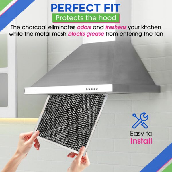 Stove Vent Filter 10.5"x8.8" 97007696 Fits Nutone Broan Range Hood Filter - Image 7