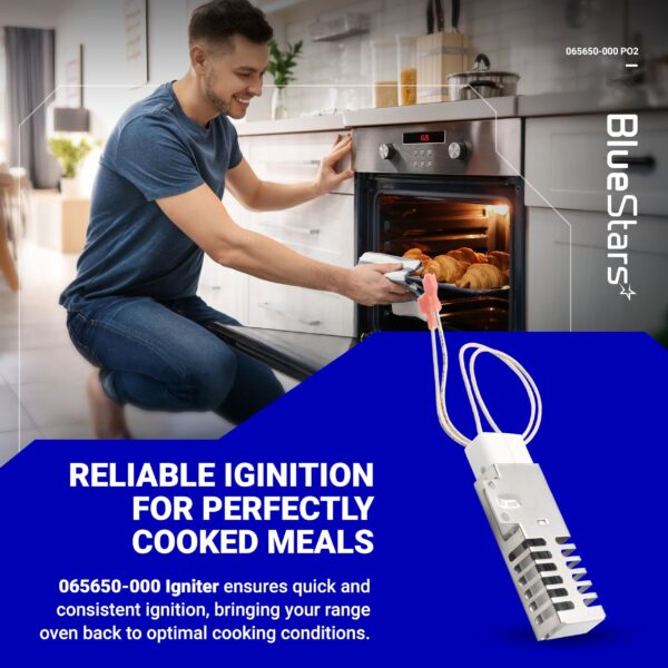 BlueStars 2-Pack PB040001 065650-000 Range Oven Igniter for Viking Ranges - Image 5