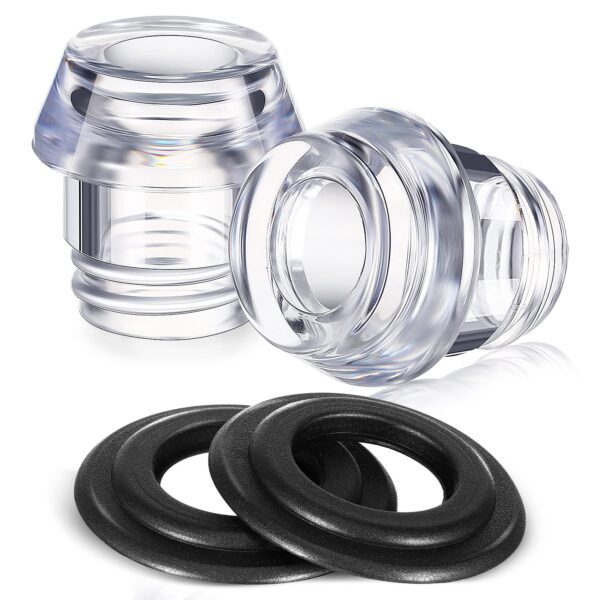 Knob Top and Washer Ring compatible with Farberware Percolator, 2 Sets - Image 2