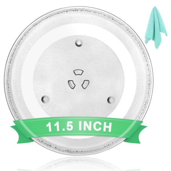 11.5" Universal Microwave Plate Replacement Glass Turntable| Fits LG, GE, Panasonic, Frigidaire, Farberware & More - Image 3