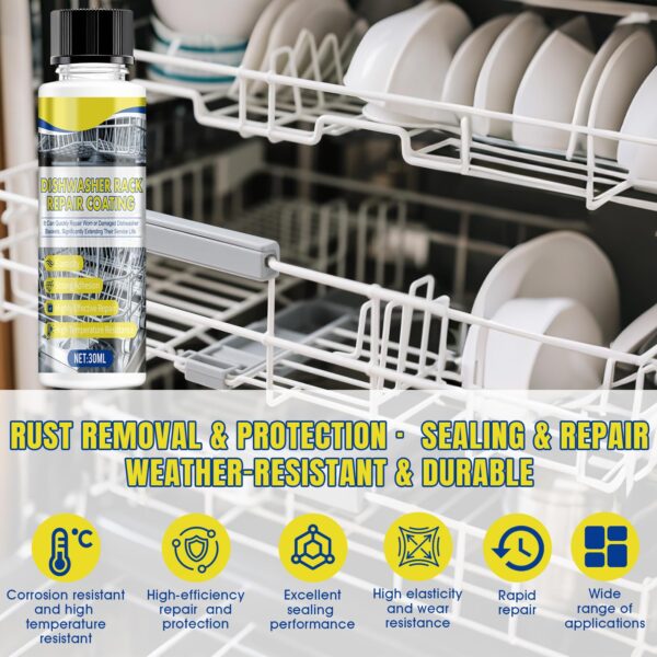 Dishwasher Rack Repair Coating, White Dishwasher Rack Repair Kit - Image 3