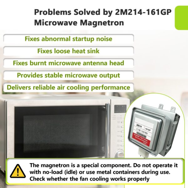 2M214 161GP Microwave Oven Magnetron Tube - Image 3