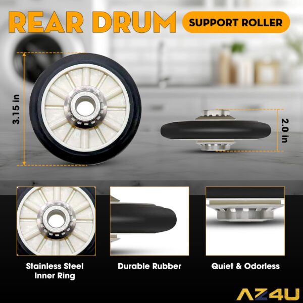 Dryer Repair Kit Replaces For Amana NED4600YQ1 NED4655EW1 4GNED4600YQ1 - Image 3