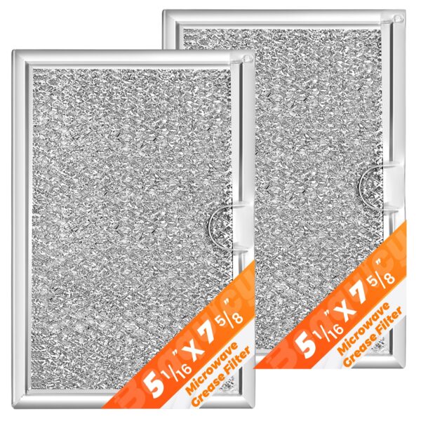 5304464105 WB06X10608 Microwave Grease Filter Screen 5304478913 by Beaquicy - Replacement for Frigid-aire Microwave Oven - Pack of 2 - Image 3