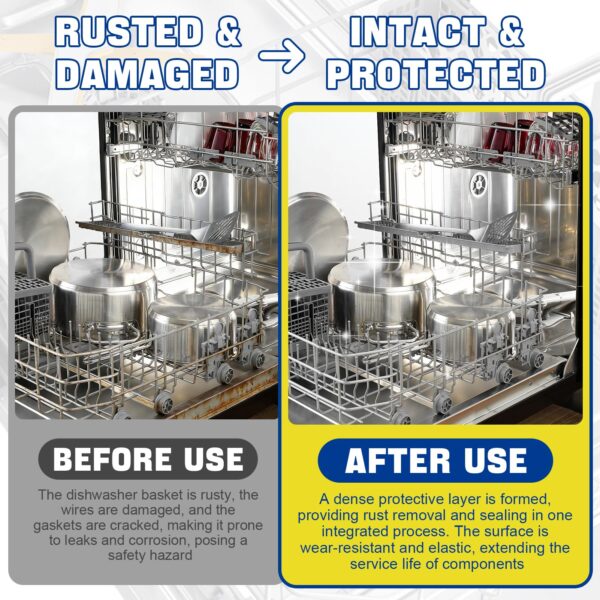 Dishwasher Rack Coating Repair Kit, High Low Temperature Resistant,1 Oz - Image 7