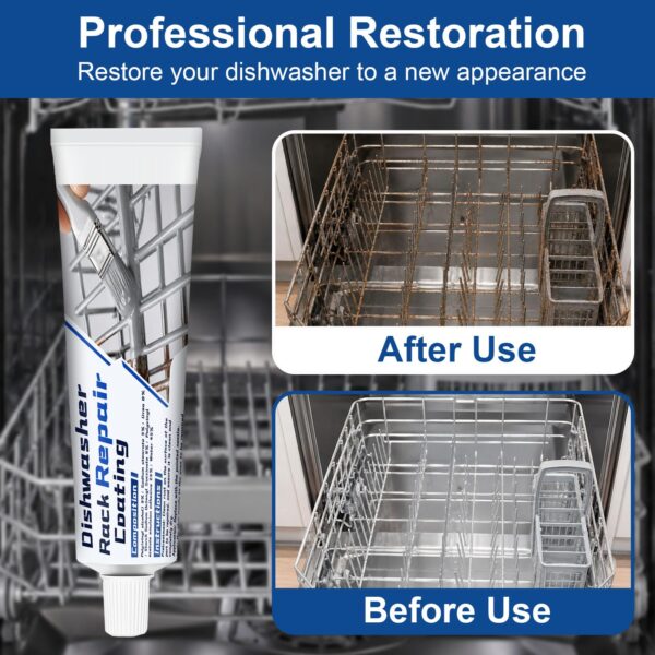 GDDP 50ml Gray Dishwasher Rack Repair Coating, Waterproof & Heat Resistant - Image 6