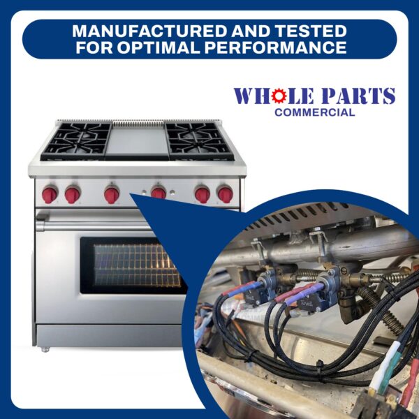 Whole Parts Upgraded Commercial Oven Top Burner Electrode Kit Part# 814883 - Image 4
