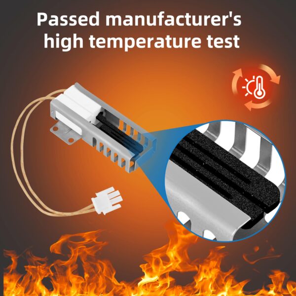 DG94-00520A Gas Oven Igniter Replacement for Samsung Oven Igniter NX58H5600SS NX58F5500SS NX58H9500WS, Replaces 2692271 AP5577941 EAP4241428 PS4241428 by APPLIANCEMATES - Image 3
