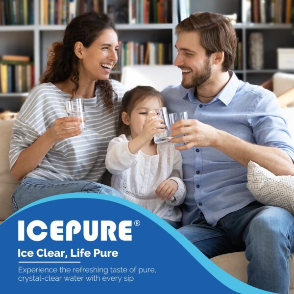 ICEPURE 5231JA2006A Water Filter Replacement for LG LT600P, 3 PACK