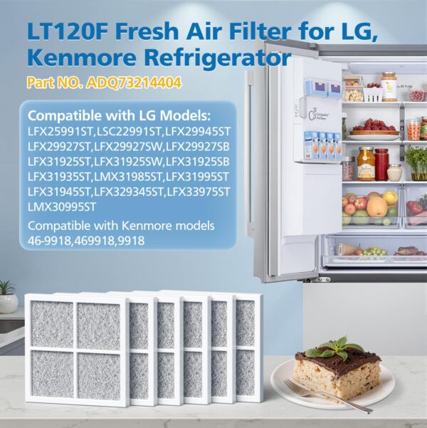 LT120F Refrigerator Air Filter Replacement for LG LT120F Kenmore Elite - Image 3